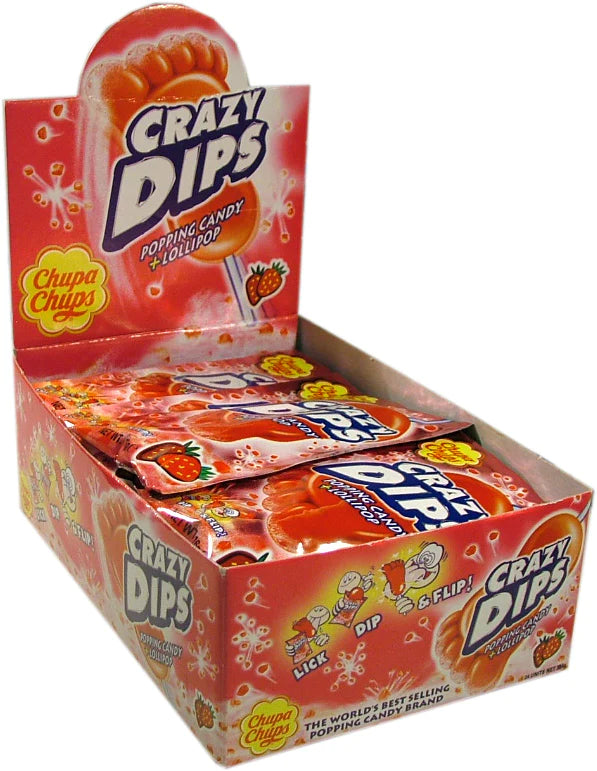 Crazy Dips Fraise - 24 pièces