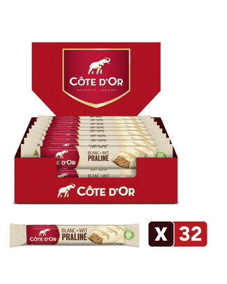 Côte d'Or Blanc Praliné - 32pcs