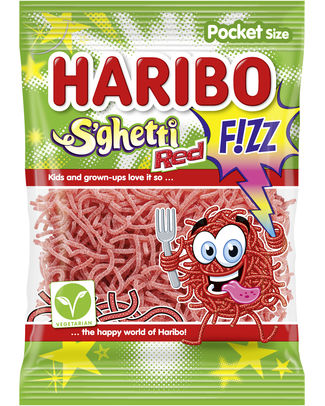 Haribo Spaghetti Fizz 70 g - 28 pièces