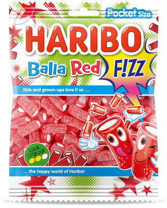 Haribo Balla Rouge Fizz 70gr - 28pcs