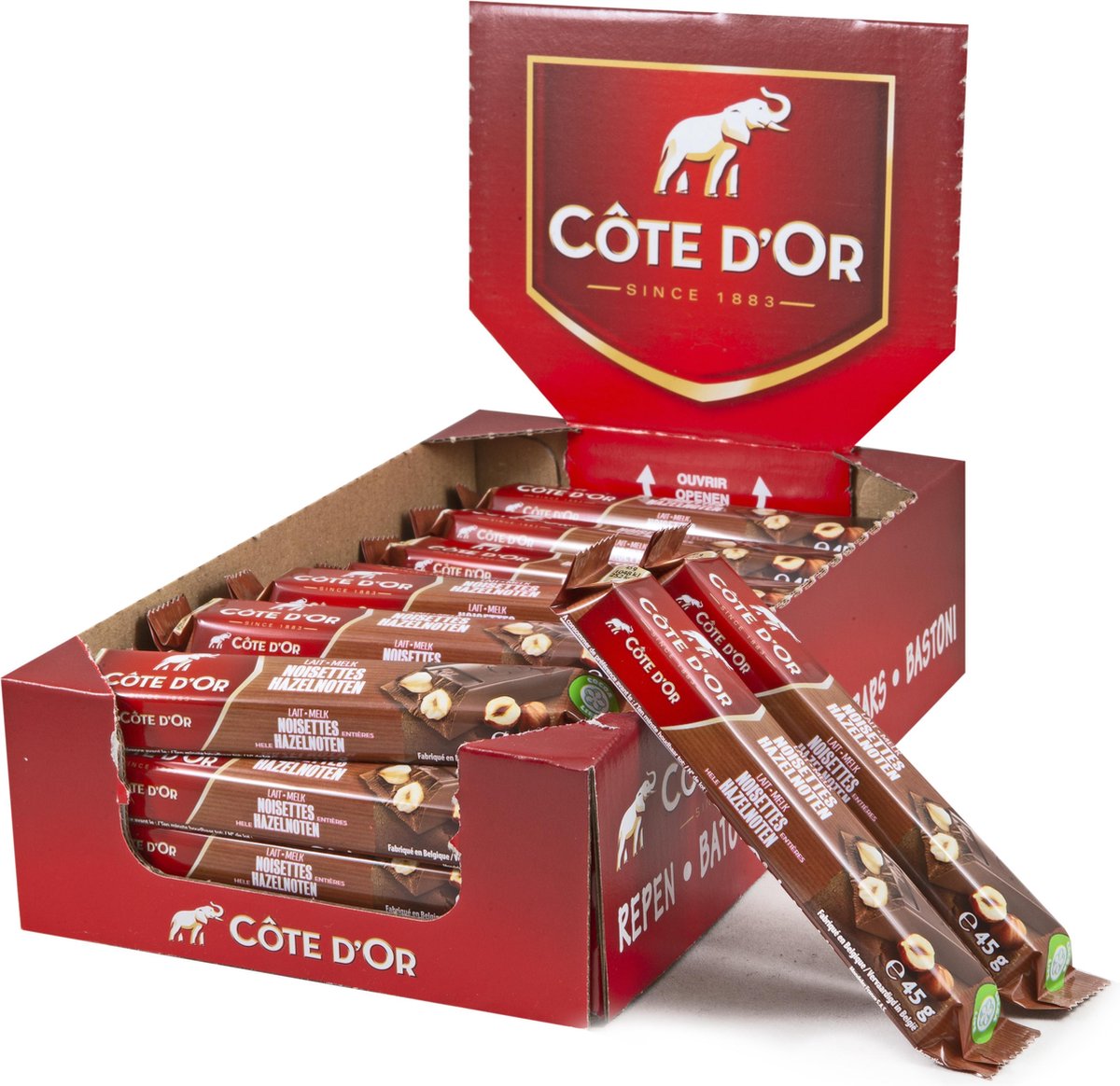 Côte d'or Lait Noisettes Entières - 32mcx