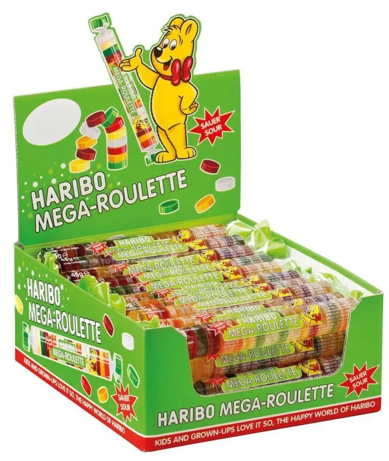 Haribo Méga Roulette Fizz - 40pcs
