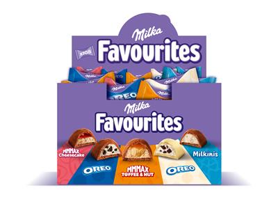 Milka Favourites Mix 108pcs 1kg