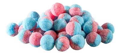 Dr Sour Powder Balls Bubblegum Fizzy 1kg