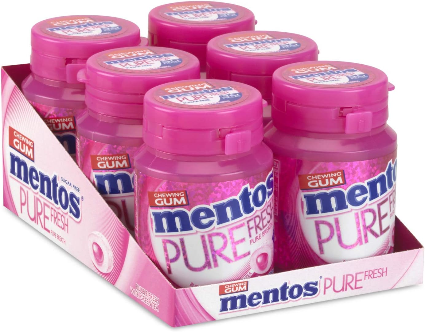 Mentos Gomme Pure Bubble - 6 pièces