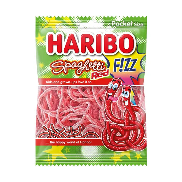 Haribo Spaghetti Fizz 70gr - 1 pièce