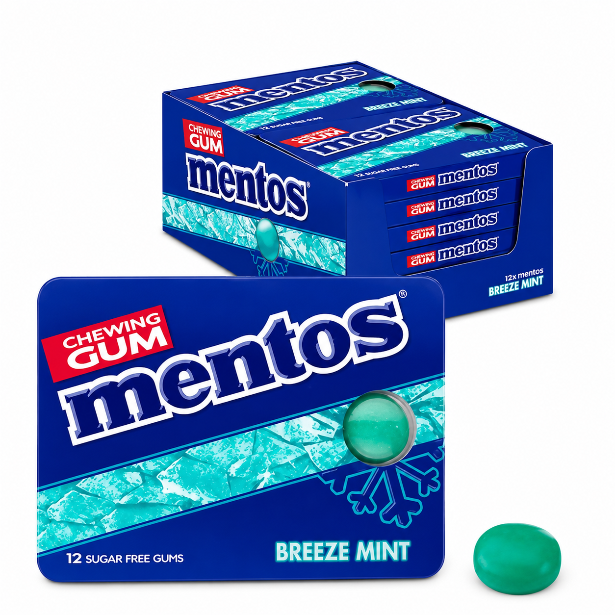 Mentos Tabs Breeze Menthe - 12pcs