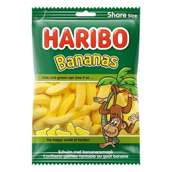Bananes Haribo 70 g - 28 pièces