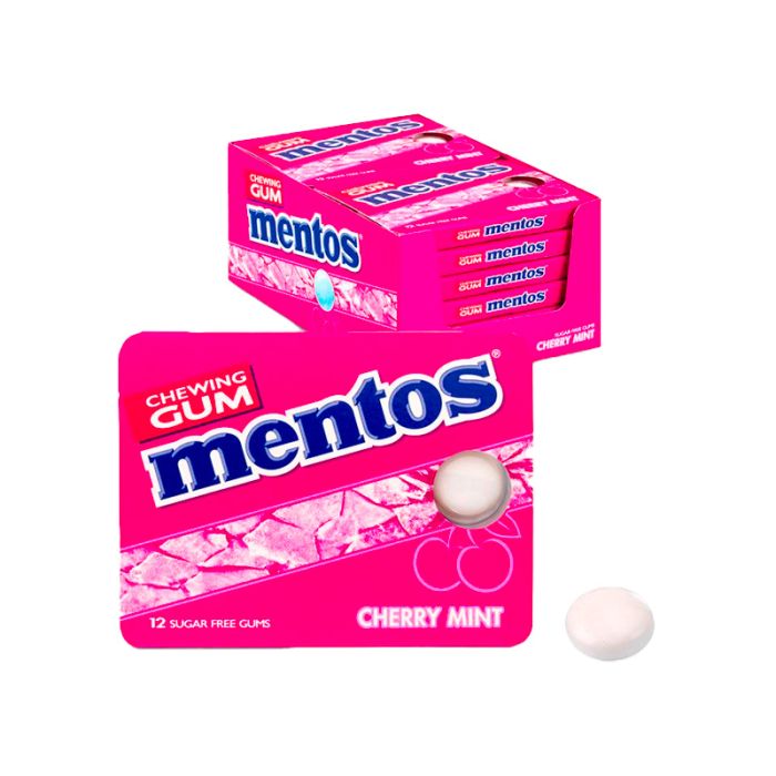 Mentos Tabs Cerise - 12 pièces