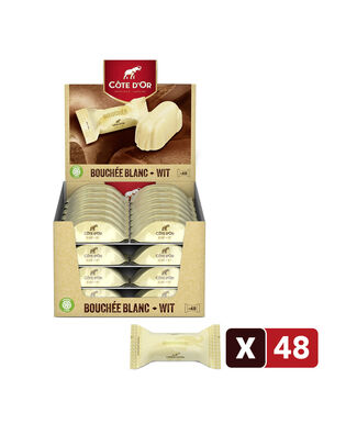 Côte d'Or Bouchée Blanche - 48pcs