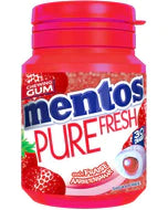 Mentos Gum Pure Fraise - 6pcs