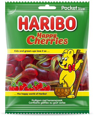 Cerises Haribo 75 g - 28 pièces