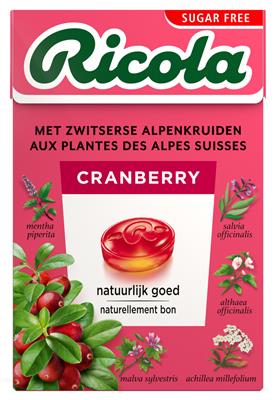 Ricola Cranberry 50gr x 20pcs