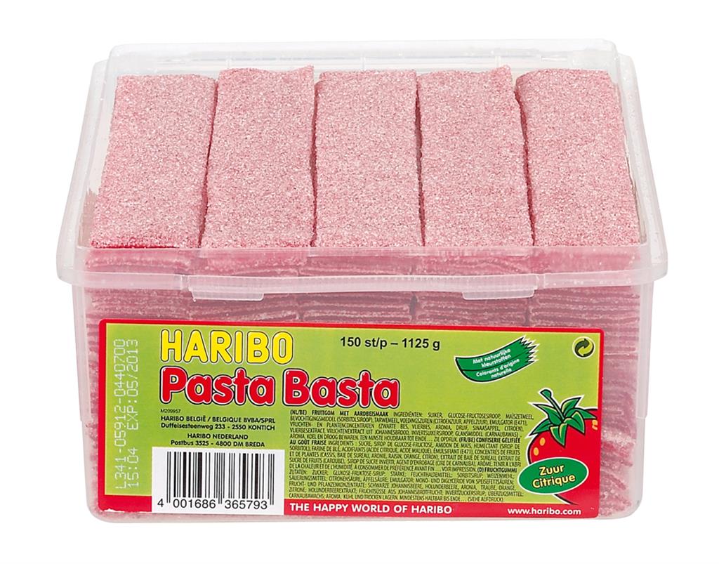 Haribo Tubo Pasta Basta - 1.255kg