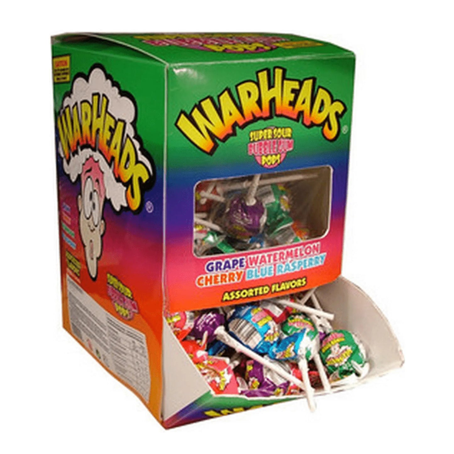 Warheads Sucettes - 100pcs
