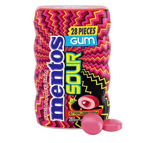 Mentos Sour Fraise - 6 Pièces