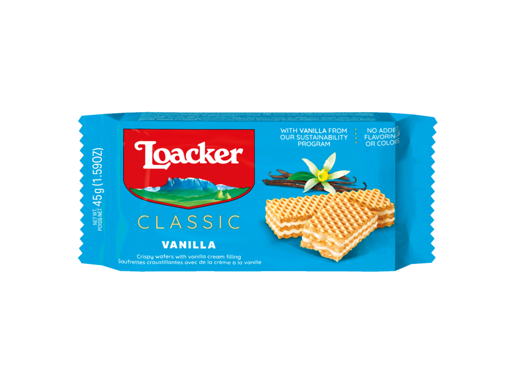 Loacker Vanille 45 g - 25 pièces