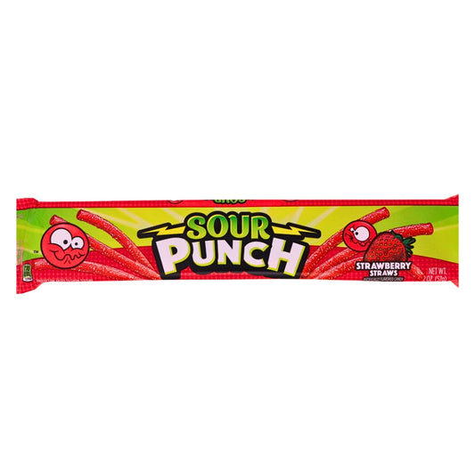 Sour Punch Strawberry Straws 57g