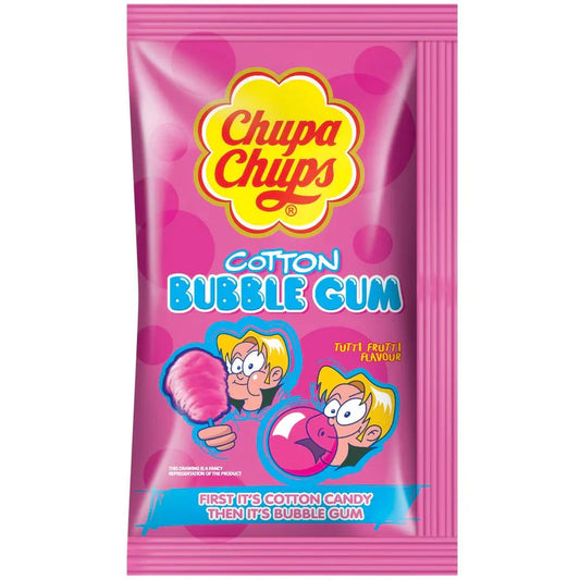 Chupa Chups Cotton Candy Bubble Gum - 1 pc