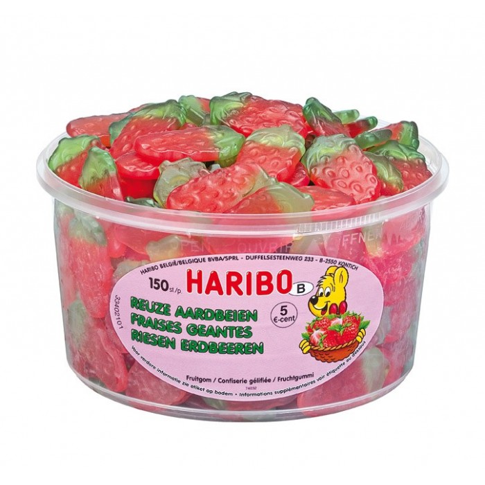 Haribo Tubo Fraise - 1.35kg