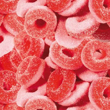 Anneaux de fruits rouges Trolli 1 kg