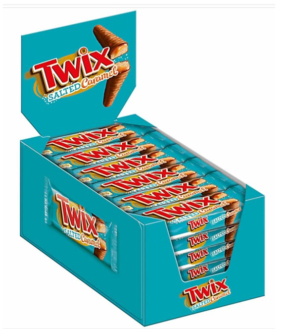 Twix Caramel Salé - 32 pièces