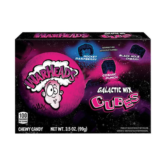 Warheads Galactic Cubes Theater Box 99g