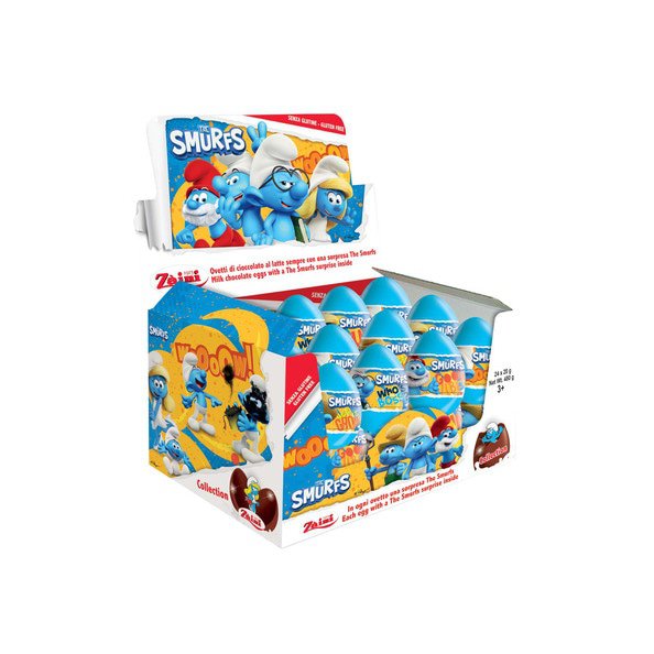 Zaini Oeufs Schtroumpfs - 24pcs